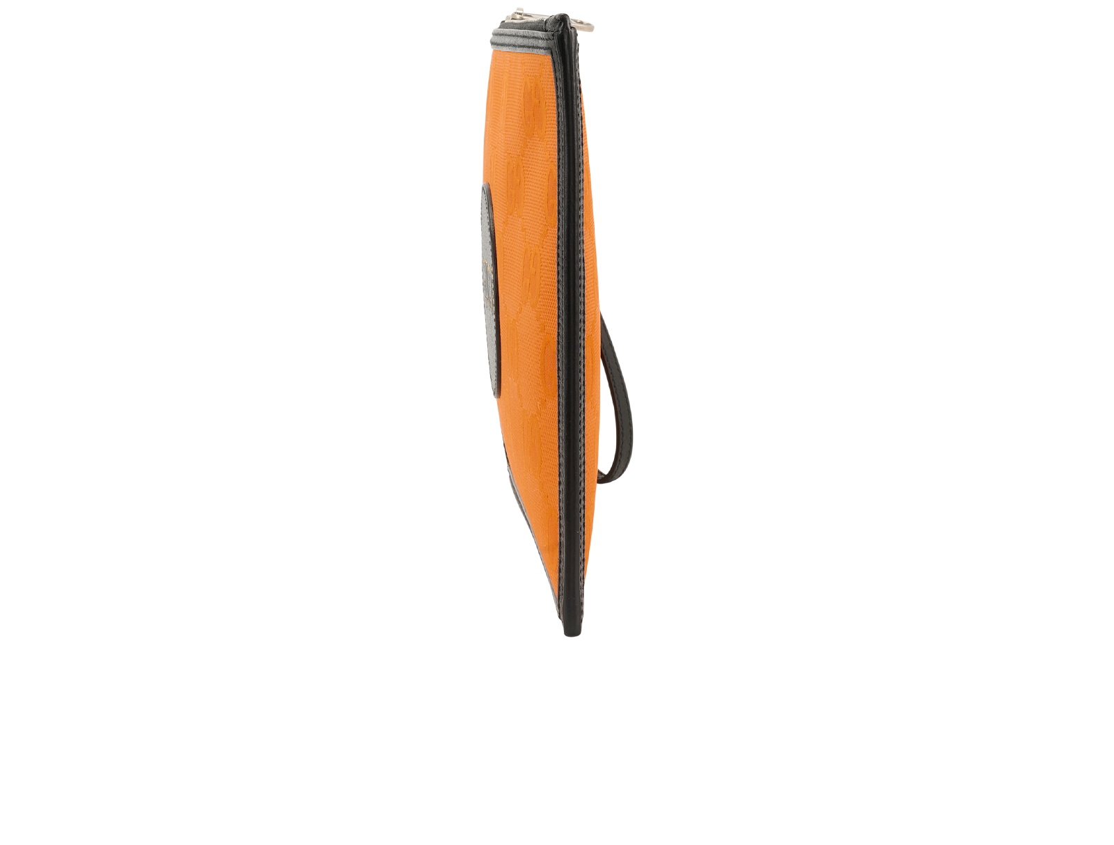 Off The Grid wristlet, &pound;320, Handbags, Black/Orange, Nylon, Bottom view